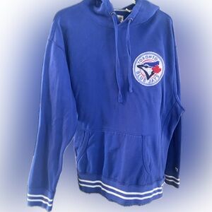 Men's rare Vintage Blue Jays Blue Hoodie with Logo